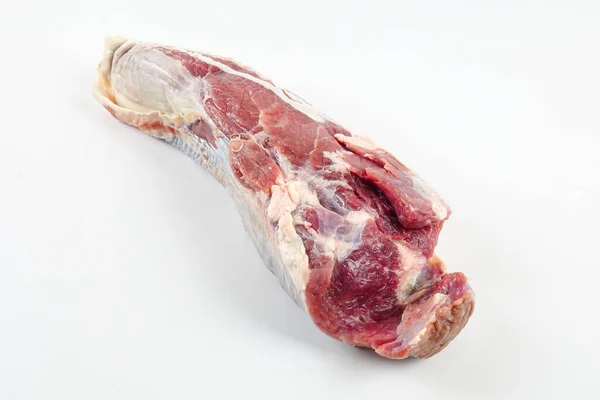 Rindfleisch Zart Chuck Isoliert Auf Weiß — Stockfoto