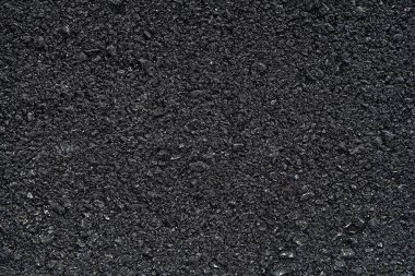 Sert asfalt desenli yol, asfalt koyu gri, pürüzsüz arkaplan, Üst görünüm