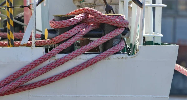 durable marine rope in natural light and different colors