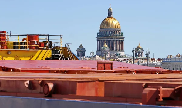 View Isaac Cathedral Various Details Ship — Stock Photo, Image