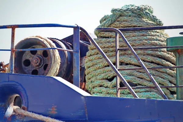 Durable Marine Rope Natural Light Different Colors — Stock Photo, Image