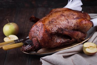 Noel kızarmış ördek