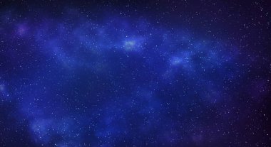 Yıldızlar ve uzay arkaplanıyla Samanyolu Galaksisi.