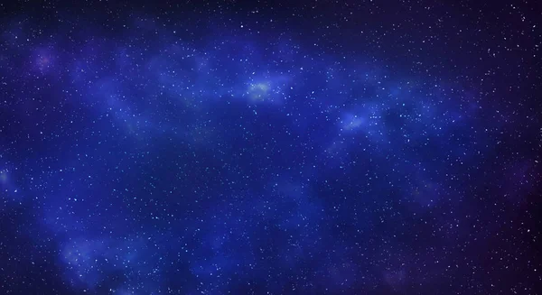 Yıldızlar ve uzay arkaplanıyla Samanyolu Galaksisi.