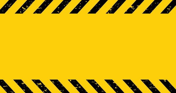 Linha Preta Amarela Listrada Fita Precaução Aviso Branco Grunge Listrado —  Vetores de Stock