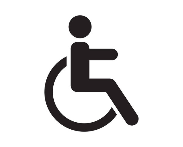 Disable Icon. Disabled wheelchair icon. Vector illustration