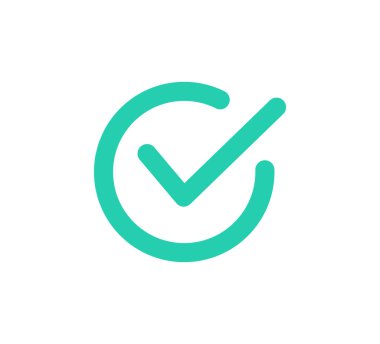 İşaret simgesini işaretle. vektör illüstrasyonu