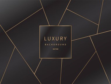 Altın çizgili arka plan. Lüks bir şekilde. vektör illüstrasyonu.