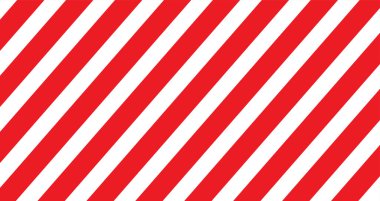 Kırmızı ve beyaz çizgili. Vektör illüstrasyonu