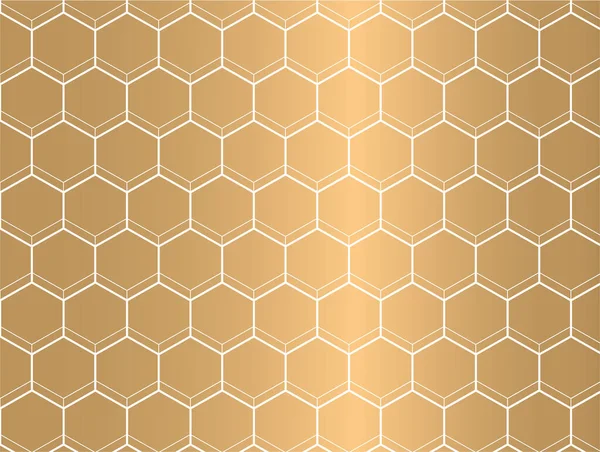 Altın arka planda beyaz çizgili geometrik desen. Lüks bir şekilde. vektör illüstrasyonu.