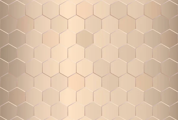 抽象六角形のパターン背景 ベクターイラスト — ストックベクタ