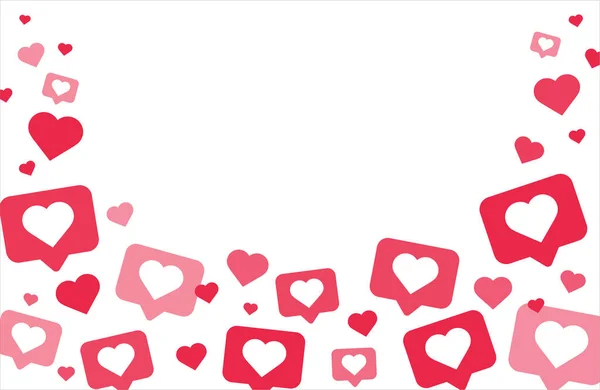 Kalp ikonu. Düz dizayn. Vektör illüstrasyonu