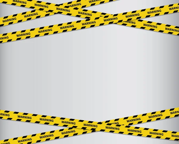 Προειδοποίηση Μαύρη Και Κίτρινη Γραμμή Ριγέ Εικονογράφηση Διανύσματος — Διανυσματικό Αρχείο