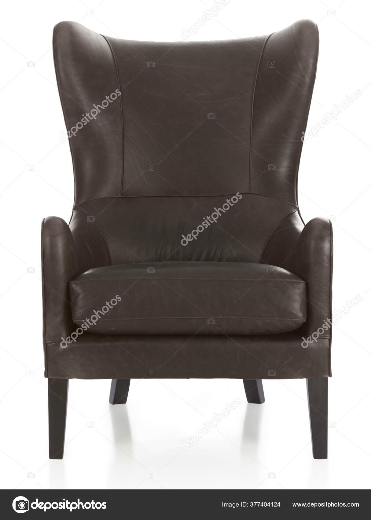 Leather Wingback Chair English, Blue Leather Wingback Chair