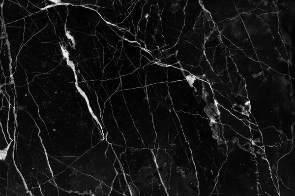 Preto mármore luxo decoração padrão textura fundo único — Fotografia de Stock