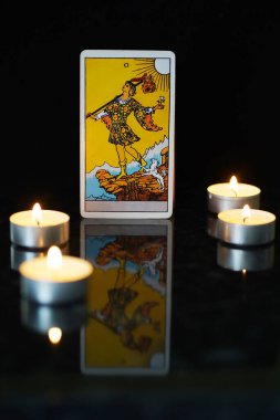 Resimli editör tarot kartları Aptal, Binbaşı Arcana