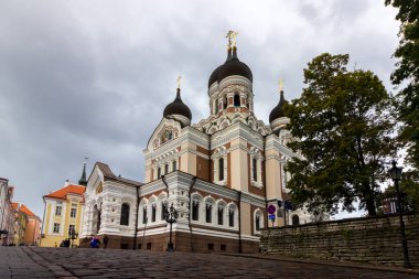 Estonya 'nın Tallinn kentindeki Alexander Nevsky Katedrali.