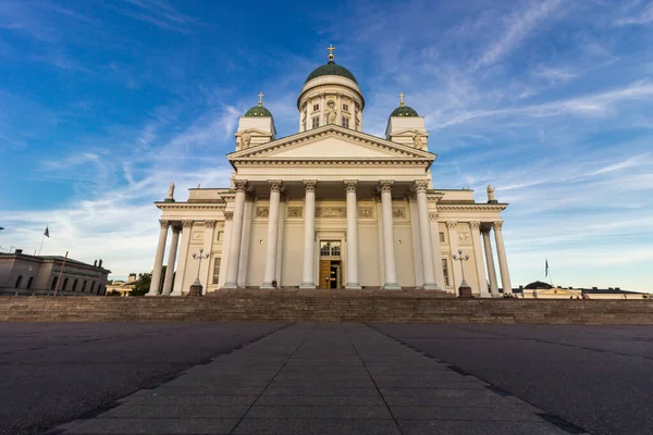 Хельсинки Финляндия Сентября 2019 Года Николаевский Собор Центре Города — стоковое фото