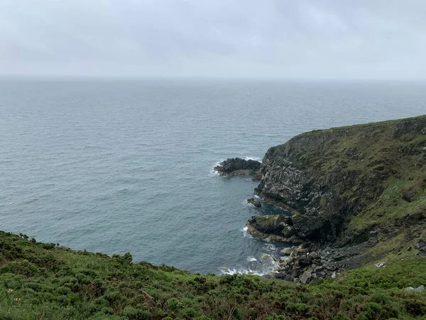 Caminando Entre Los Acantilados Howth Irlanda Uno Puede Imaginar Las — Foto de Stock