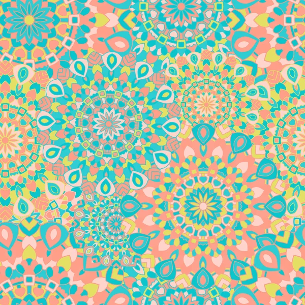 Simetrik mandalalar ile Seamless modeli. Etnik doku