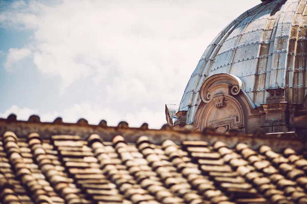 Detail van een kerk in Rome, Italië — Stockfoto