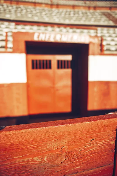 Detalle de una plaza de toros en España . — Foto de Stock