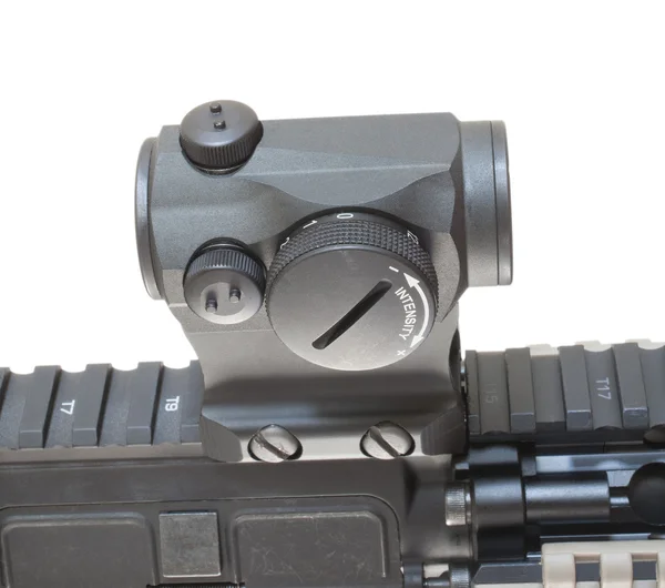 Gun optic on white — Stock Photo, Image