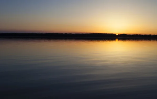 Pôr do sol no Canadá — Fotografia de Stock