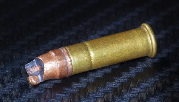 廃墟リムファイアー式薬きょうの弾薬 — ストック写真