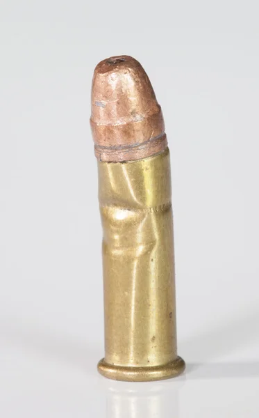 Bent rimfire ammo — Stock Photo, Image
