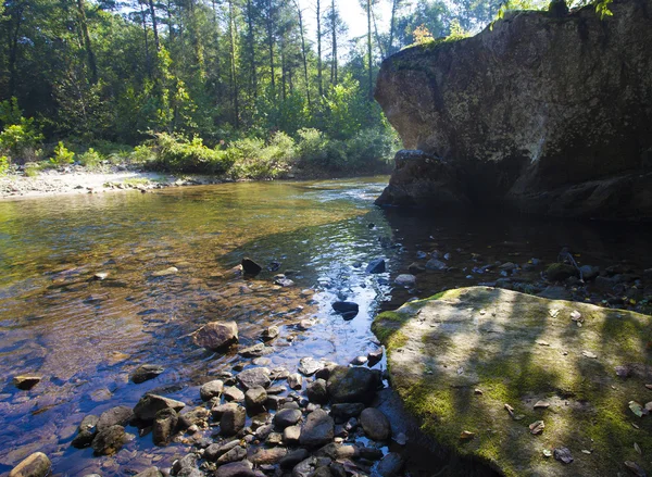 Fluss und Felsen — Stockfoto