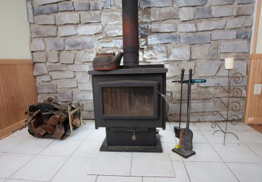 Paslı woodburner ısı