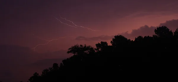 雷の遠隔攻撃 — ストック写真