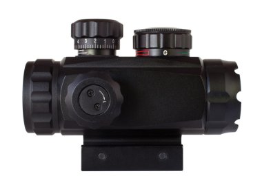 Beyaz izole riflescope