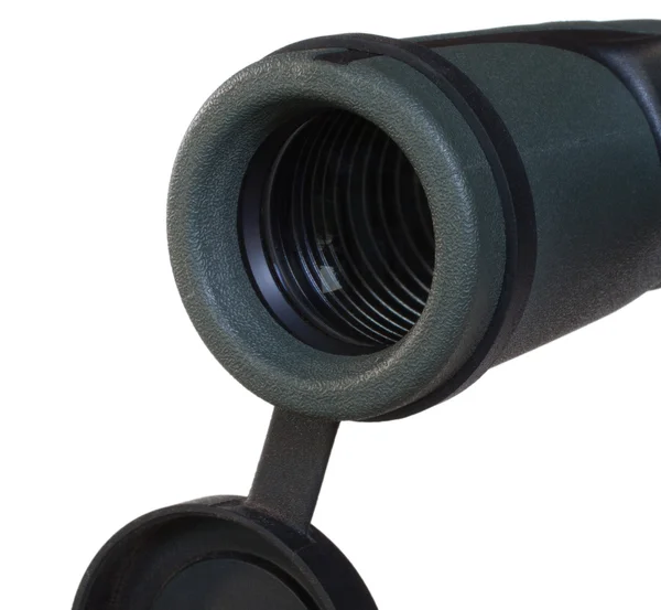 Binocular Lens on white — Stock Photo, Image