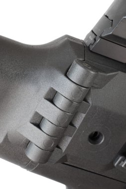 Bir tüfek stok polimer menteşe