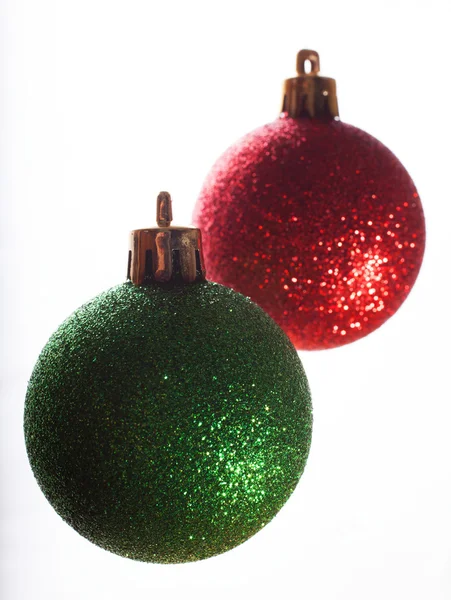 Colgando bombillas de Navidad —  Fotos de Stock