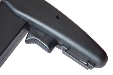 Bir Ar-15 hisse senedi bırakma düğmesine