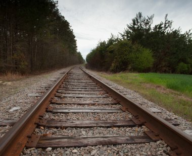 Yorgun demiryolu hattı
