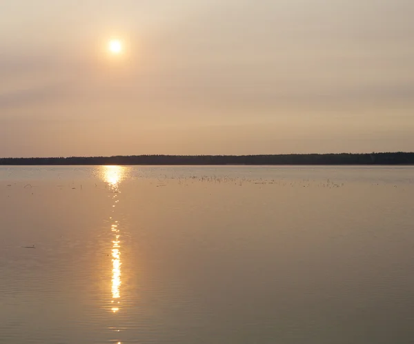 Nascer do sol fumegante no Canadá — Fotografia de Stock