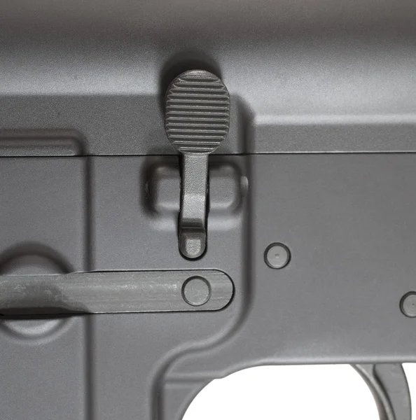 Botón de liberación de revista en un AR-15 —  Fotos de Stock
