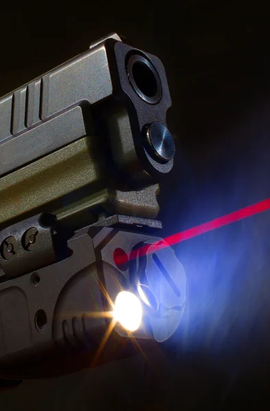 Weaponlight and laser — Stock Photo, Image