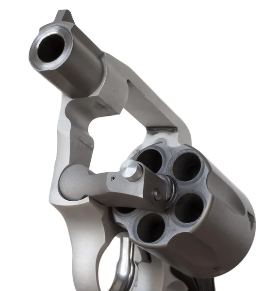 Open revolver cilinder — Stockfoto