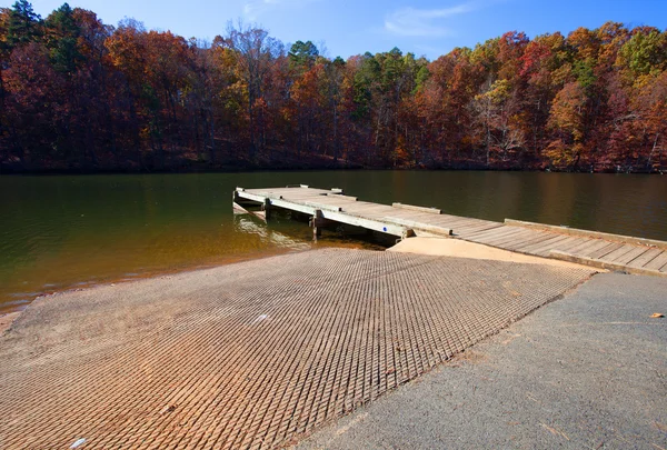 Rampa barca in North Carolina — Foto Stock