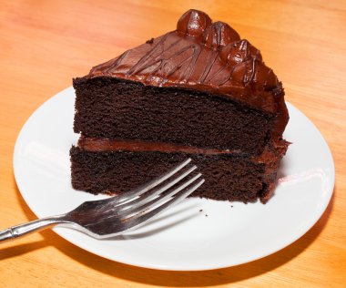 Kalın çikolatalı kek