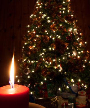 Noel'de büyük alev