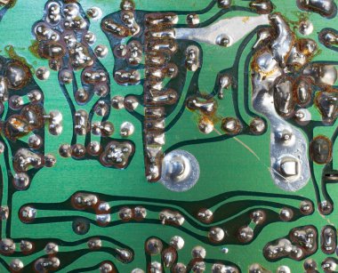 ısınmış devre kartı