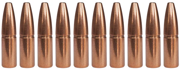 Copper bullet lineup — Stockfoto