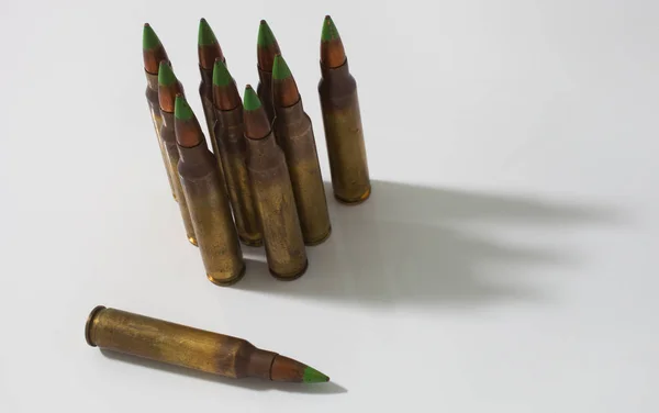 Munitions avec pointes vertes — Photo