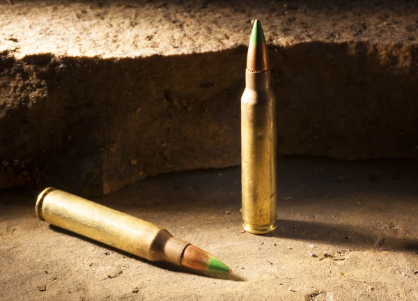Armadura piercing rifle balas —  Fotos de Stock